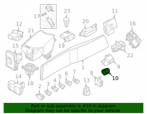 Nissan Ariya 23-25 start/stop button