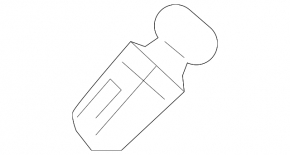 Right front window washer nozzle Nissan Sentra 13-19