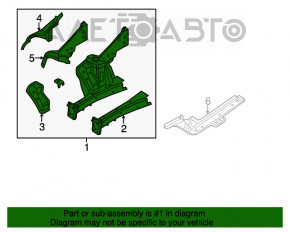 Quarter front right Mini Cooper Countryman R60 10-16