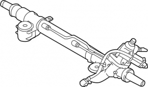 Infiniti Q60 17-20 AWD steering rack, EPS