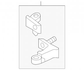 Upper front left door hinge Audi A6 C8 19-