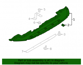 Audi E-Tron 19-23 rear bumper guard tear