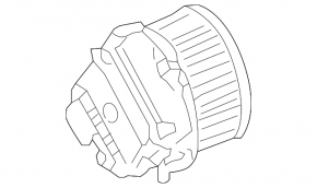 Heater fan motor for the Audi E-Tron 19-23