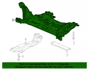Front subframe Honda Civic XI FE/FL 22-26