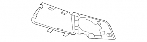 PTF bracket left BMW 3 E90 E92 07-12 Sedan, wagon, 2009-12. with aero pkg, with brake air duct, 2009-12 without M3. with aero pkg with brake air duct