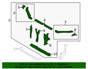 Subaru WRX 15-21 radiator panel TV