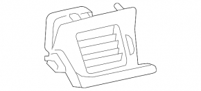 Left front panel air vent deflector Lexus CT200h 14-17 black