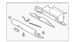 Glove box, glove compartment Subaru Outback 10-14 beige
