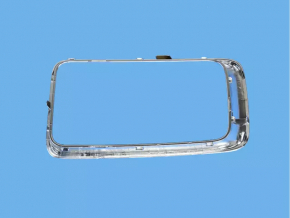 Jeep Grand Cherokee WK2 14-16 radiator grille inserts set 7pcs, silver