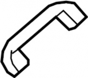 Front left ceiling handle Nissan Murano z51 09-14