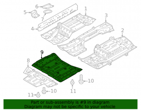 Battery Guard Front Nissan Leaf 11-12