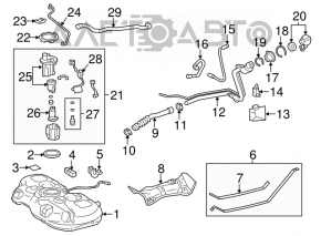 Toyota Prius V 12-17 Fuel Filler Neck