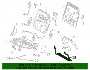 Rear seats, 3rd row, Toyota Sienna 23-24, beige leather