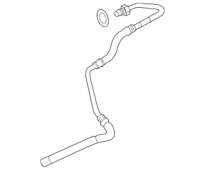 Low-pressure power steering hose for Audi Q7 4L 10-15 return line
