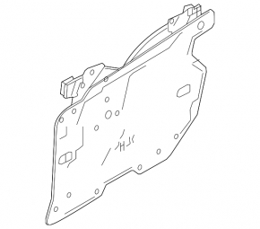 Front left window lift mechanism for Infiniti Q60 17-20