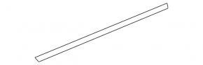 Lower front left door trim for Nissan Murano z51 09-14 chrome