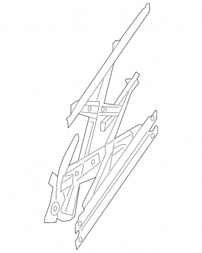 Window lift mechanism rear left Nissan Sentra 13-19
