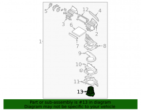 Hyundai Sonata 20-23 HEV heater fan motor