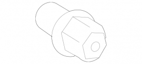 Wheel bolt d17 M14x1.5 Mercedes W164 ML type 2