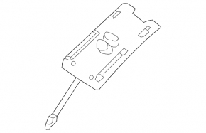 Front right fender liner plug Mercedes Metris W447 16-23