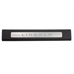 Door sill trim front right Lincoln MKX 16- brown with chrome and backlight