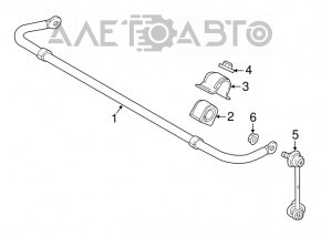 Rear stabilizer Mazda CX-5 17-21 awd