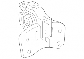 Engine mount left Toyota Prius V 12-17