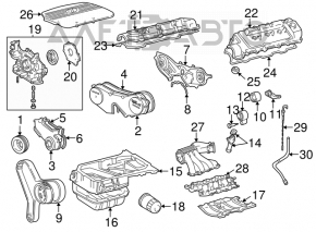 Lexus ES330 3MZ-FE Crankshaft Pulley