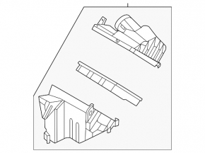 Air filter housing Nissan Murano 25-26