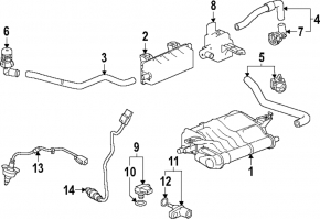 Fuel canister filter Honda Accord 23- hybrid