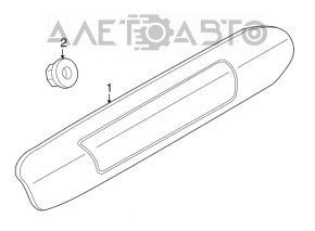 Brake light Nissan Versa 1.8 10-12