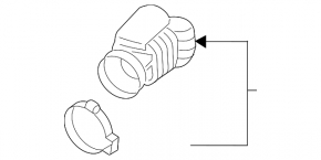 Air duct from filter Volvo XC60 18-21 T6