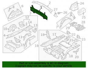 BMW 335i e92 07-13 rear panel
