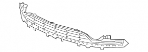 Buick Encore 17-19 Front Bumper Lower Grille