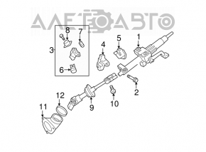 Toyota Camry v40 steering column