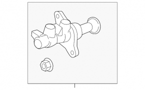 Mitsubishi Eclipse Cross 18-24 Master Brake Cylinder with Reservoir