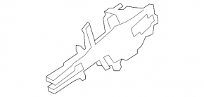 Rear left door handle mechanism BMW X5 E70 07-13