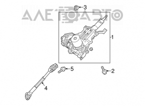 Kia Optima 11-15 steering shaft