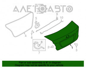 Subaru Impreza 17-23 GK Trunk Lid