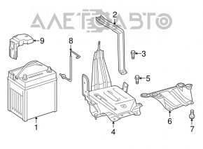 Battery tray Lexus ES300h 13-18