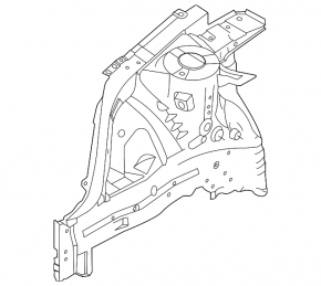 Front right quarter Hyundai Elantra 21-23