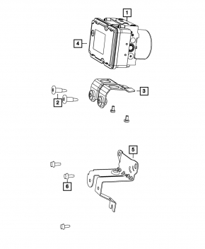 ABS ABS Jeep Cherokee KL 14-18 under radar