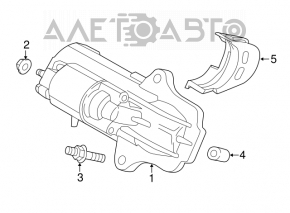 Starter Ford Transit Connect MK2 13-17 2.5