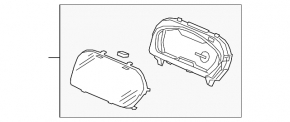 Honda Accord 2022 hybrid instrument cluster