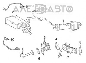 Lambda probe first Lexus CT200h 11-17