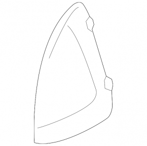 Front panel trim right side Audi A3 8V 15-20 4d, 5d black