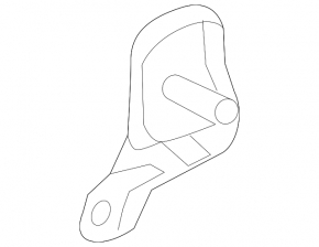 Rear bumper mount left Audi A3 8V 16-18 e-tron