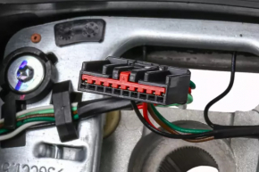 Buick Encore 17-20 black leather steering wheel with pad, heating, and buttons without radar