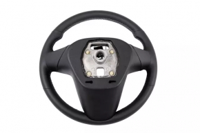 Buick Encore 17-20 black leather steering wheel with pad, heating, and buttons without radar