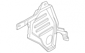 Right subwoofer plug for Hyundai Tucson 22-25 under the arch trim